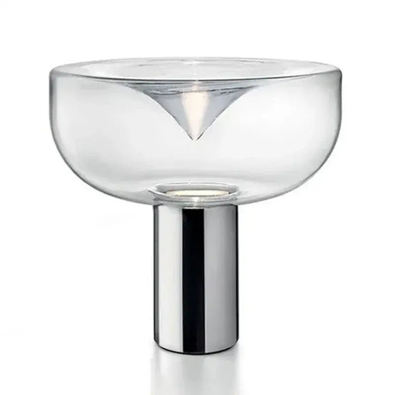 Clear Glass Versatile Desk Table Lamp