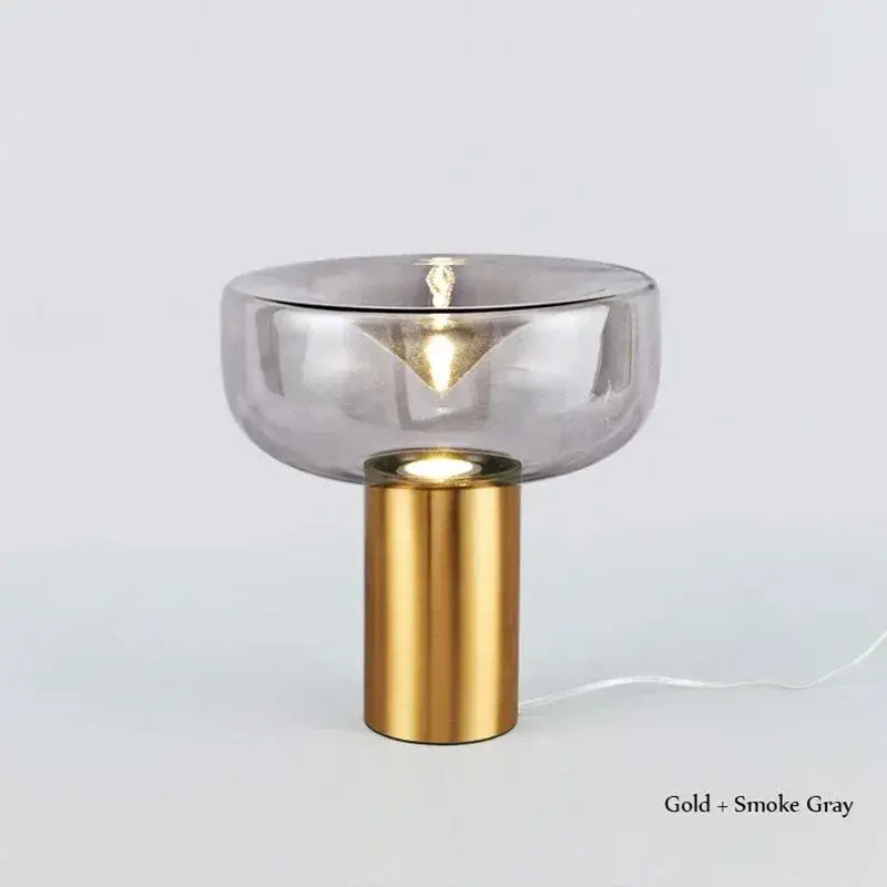 Clear Glass Versatile Desk Table Lamp