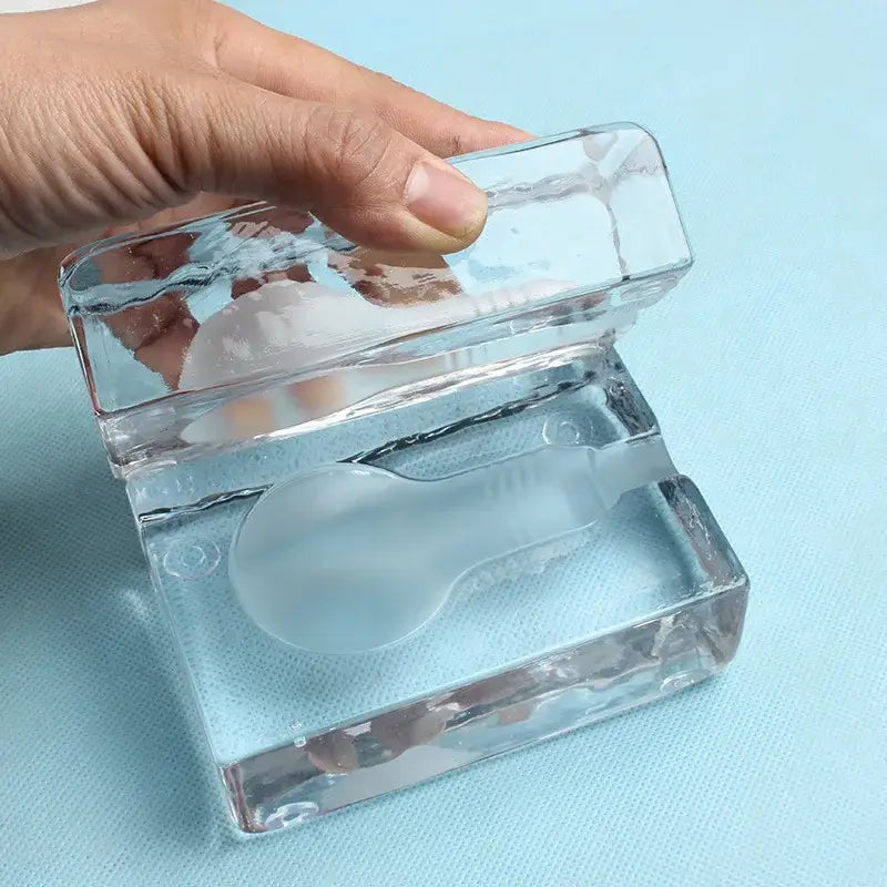 Glass Cube LED Lamp