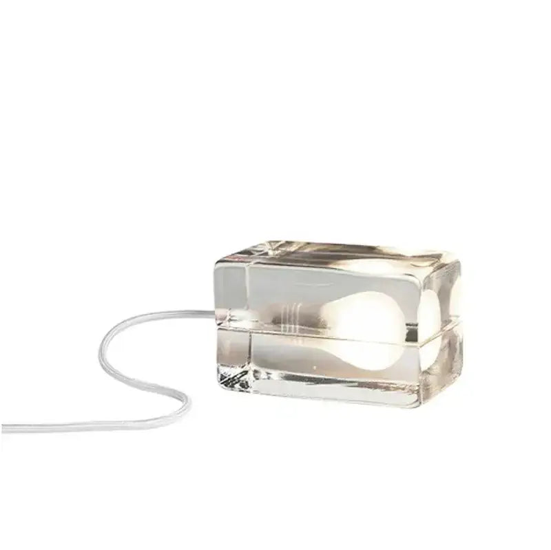Glass Cube LED Lamp