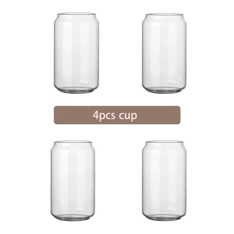 Glass Cup Bamboo Lid