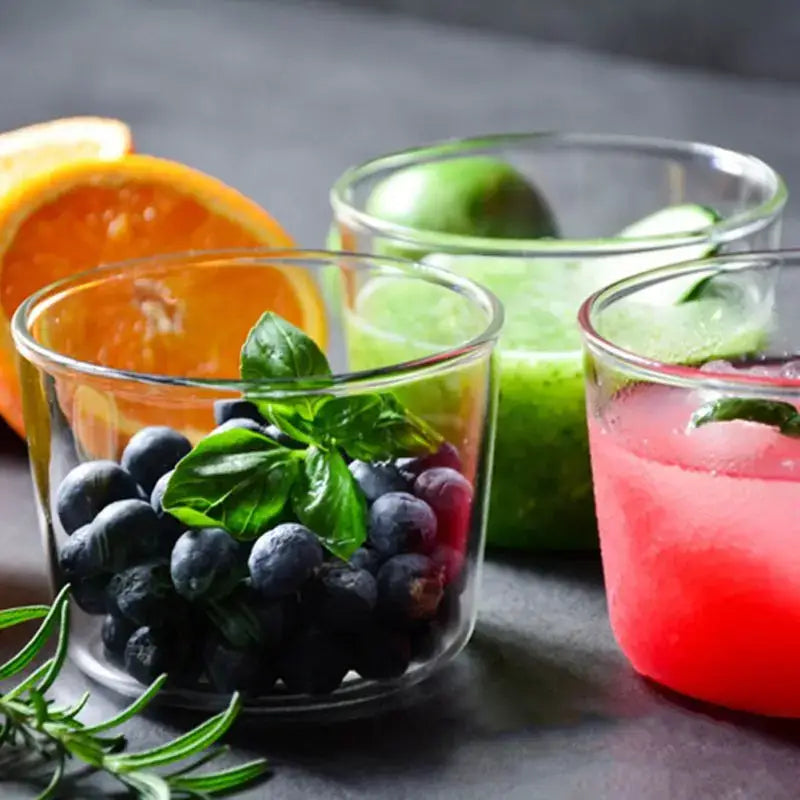 Glass Dessert Cup Set 250ml Capacity