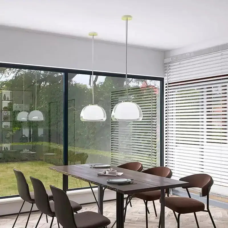 Glass Jelly Pendant Lamp for Living and Dining