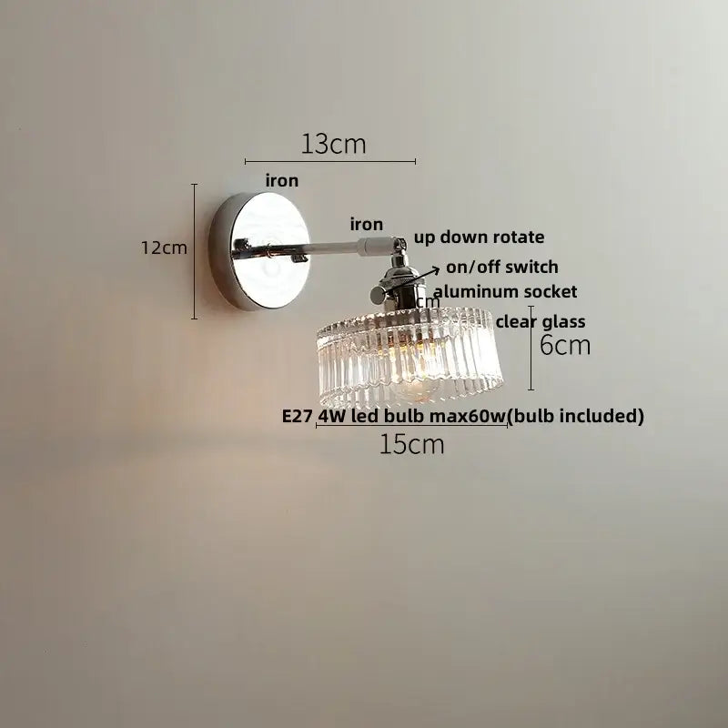 Glass LED Wall Lamp