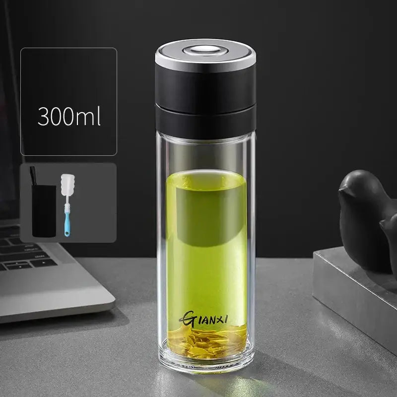 Clear Insulated Glass Tumbler