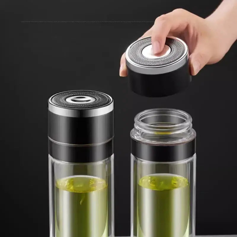 Clear Insulated Glass Tumbler
