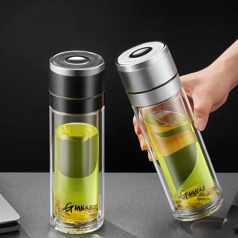 Clear Insulated Glass Tumbler