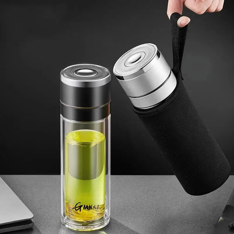 Clear Insulated Glass Tumbler