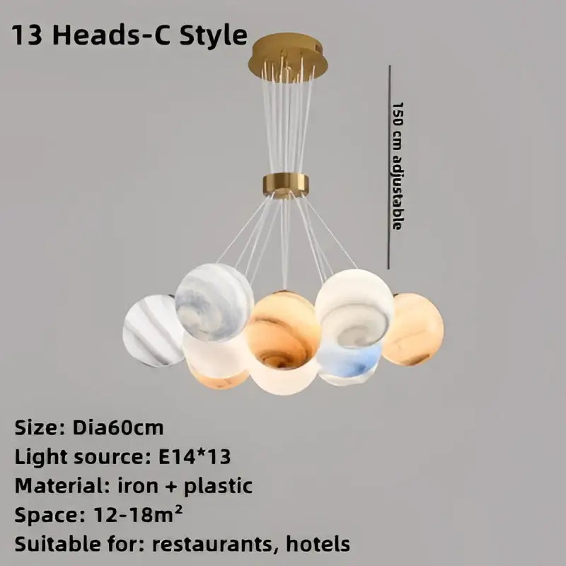 Bubble Ball Pendant Chandelier