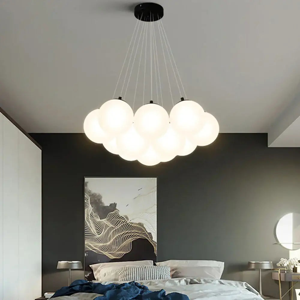 Frosted Glass Ball Pendant