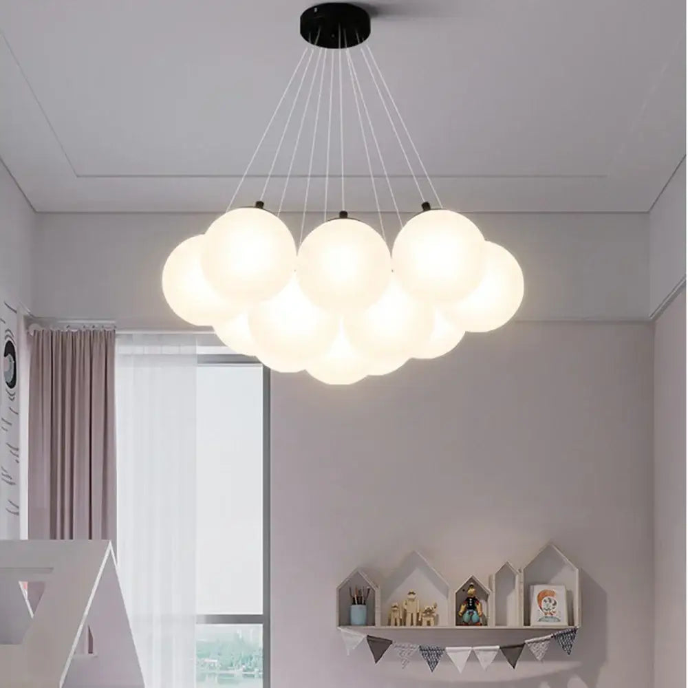 Frosted Glass Ball Pendant