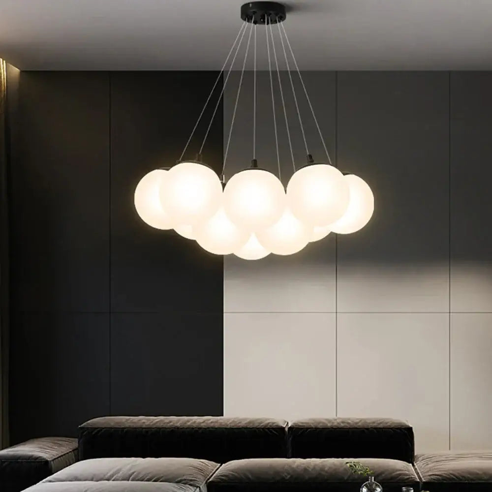 Frosted Glass Ball Pendant