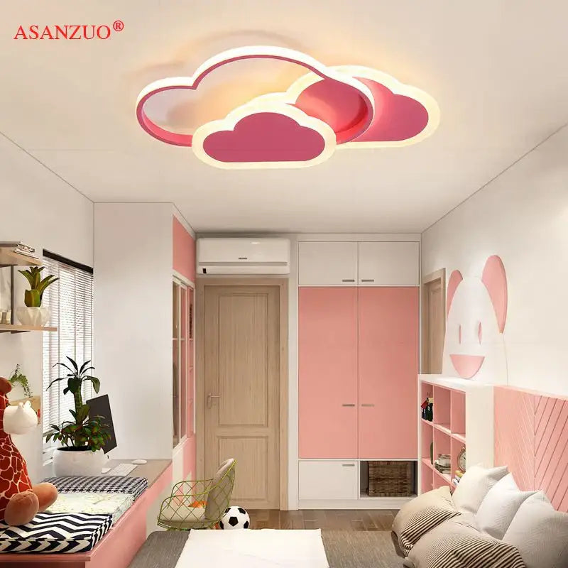 Pink LED Ceiling Light