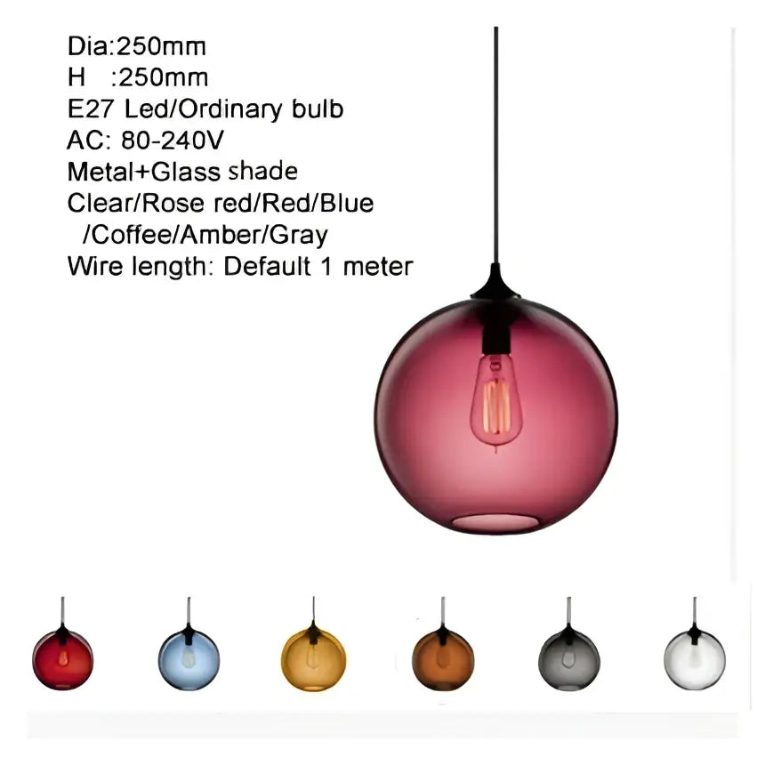 Glass Bowl Pendant Lights