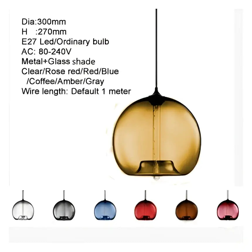 Glass Bowl Pendant Lights