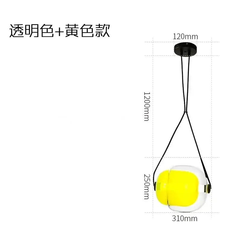Glass Capsule LED Pendant