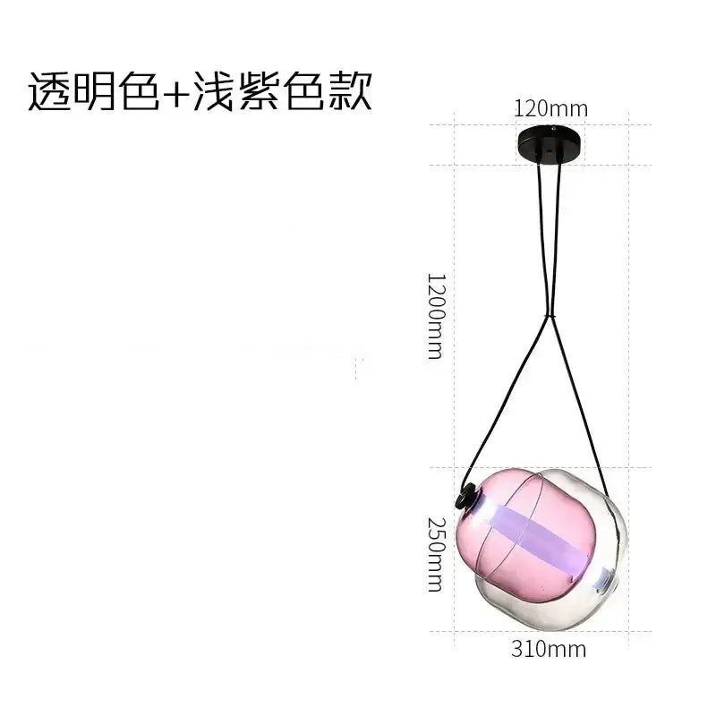 Glass Capsule LED Pendant