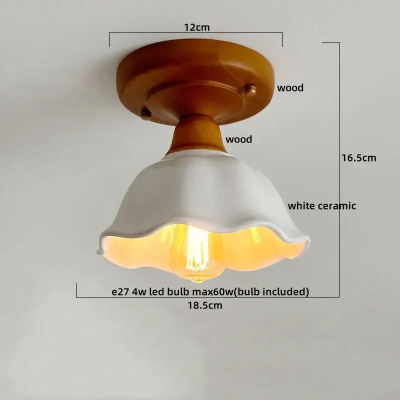 Colorful Glass LED Ceiling Lamp