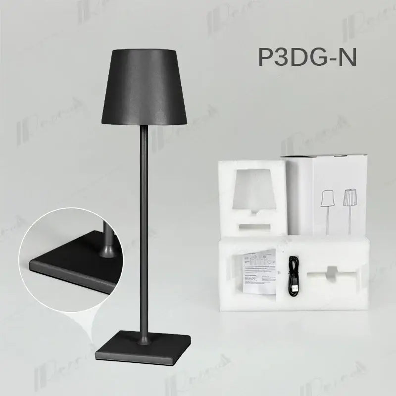 Gold Crystal Rechargeable Table Lamp