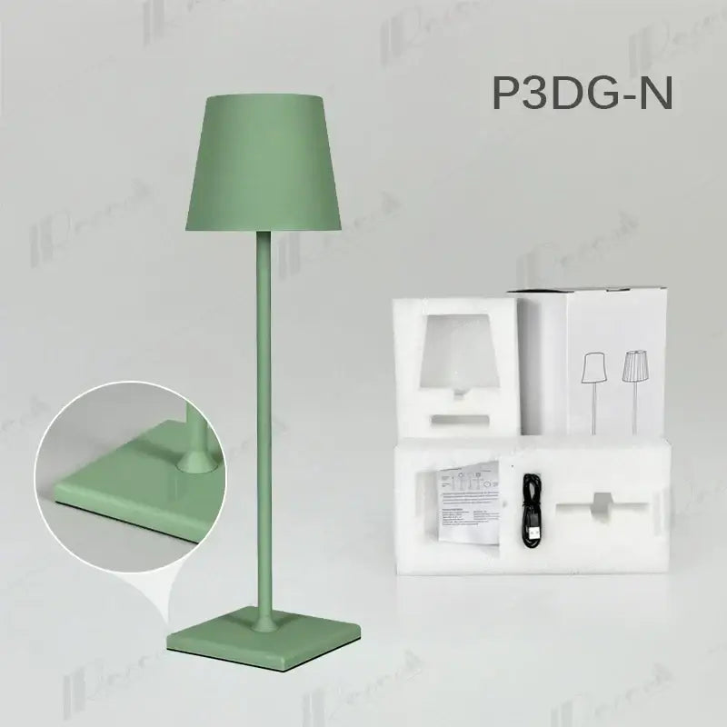 Gold Crystal Rechargeable Table Lamp