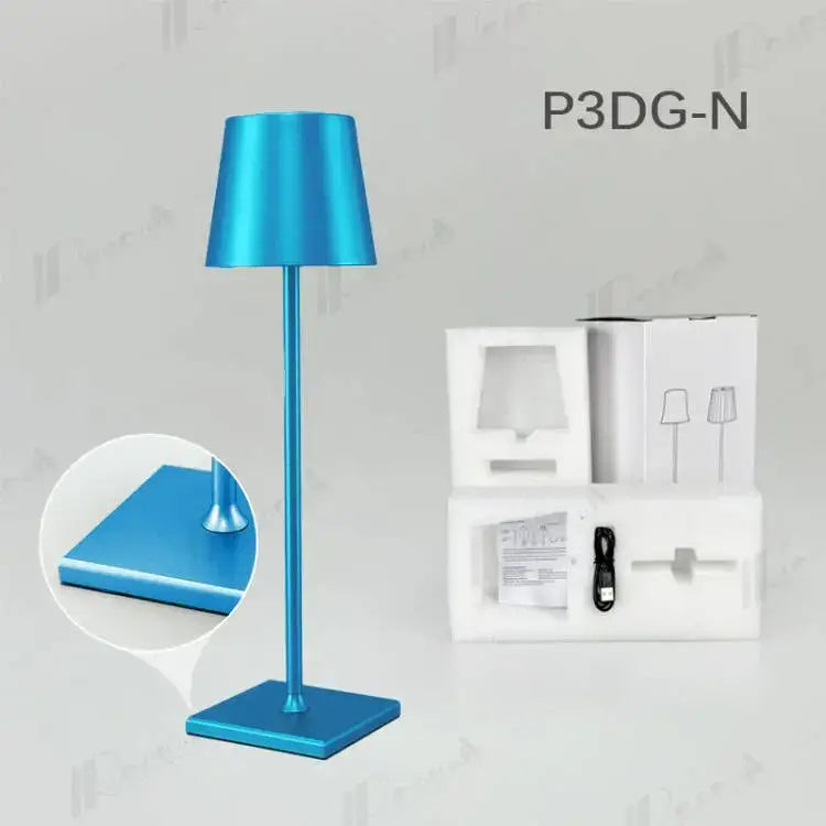 Gold Crystal Rechargeable Table Lamp