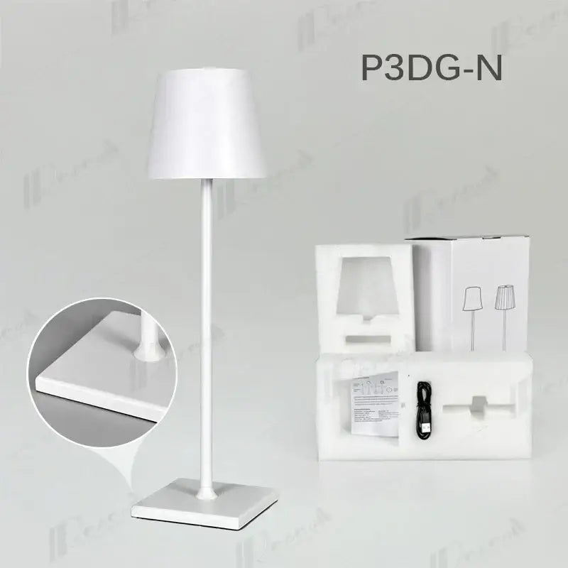 Gold Crystal Rechargeable Table Lamp