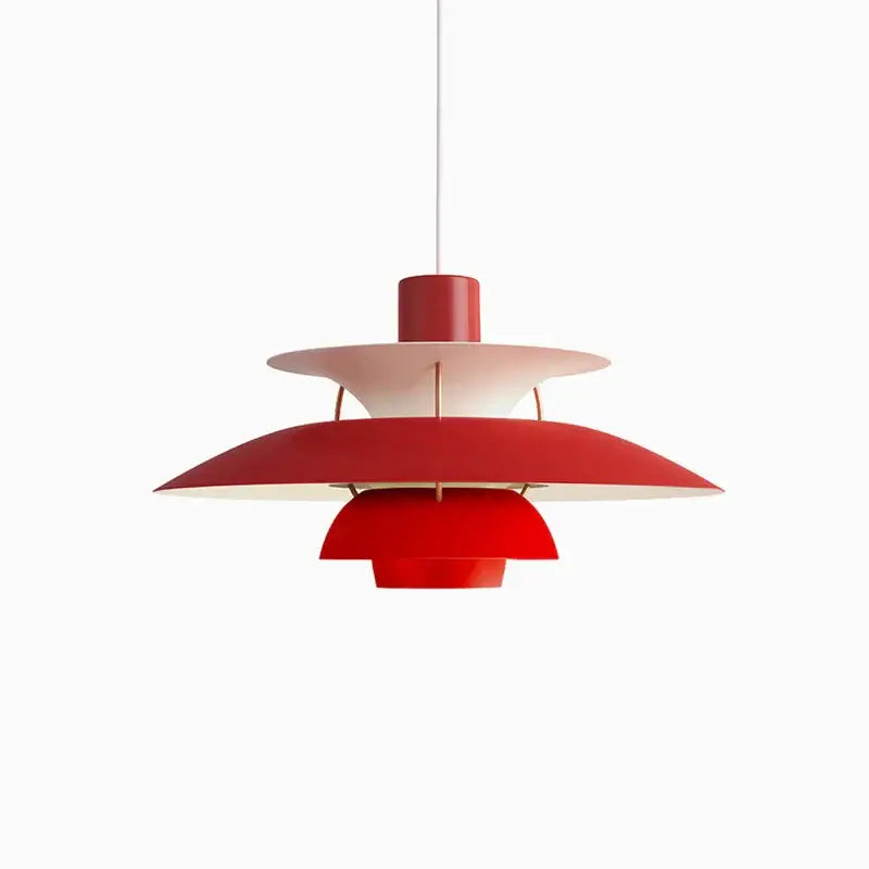Red Umbrella LED Pendant