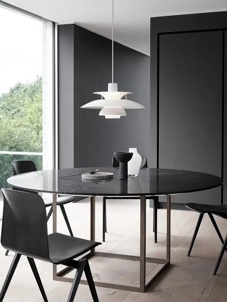 Red Umbrella LED Pendant