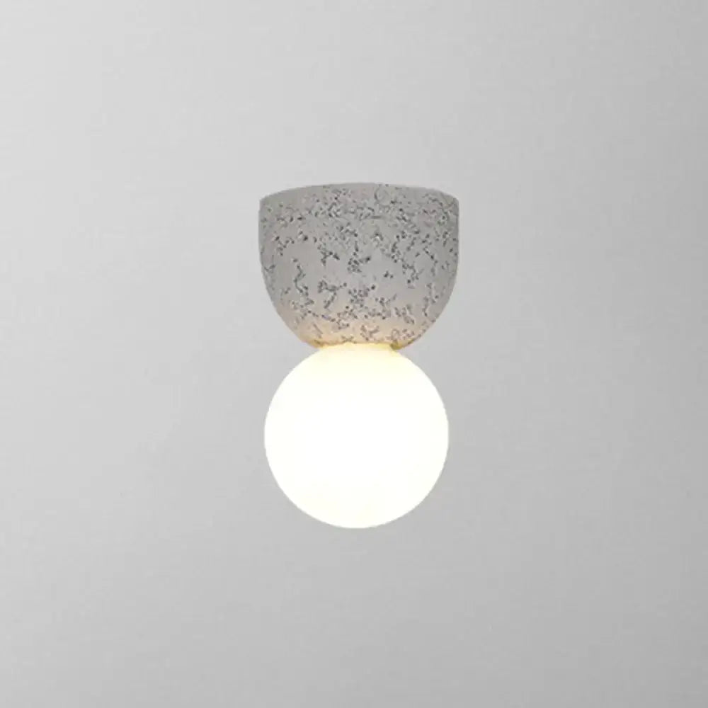 Pink Concrete Wall Sconce