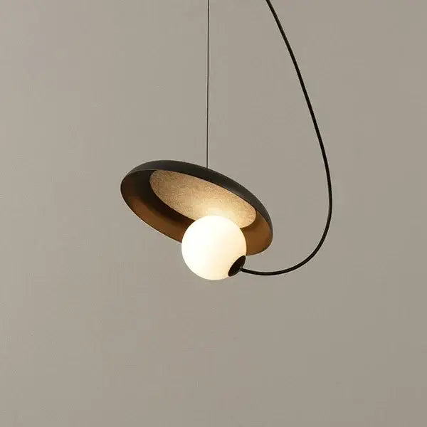 Black Grid Pendant Light