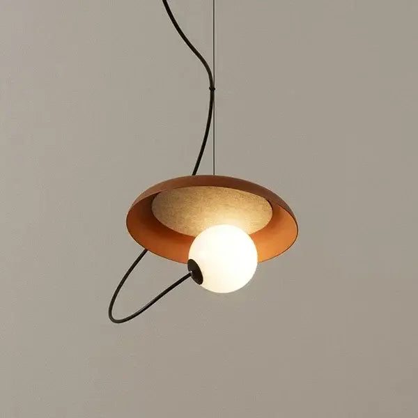 Black Grid Pendant Light