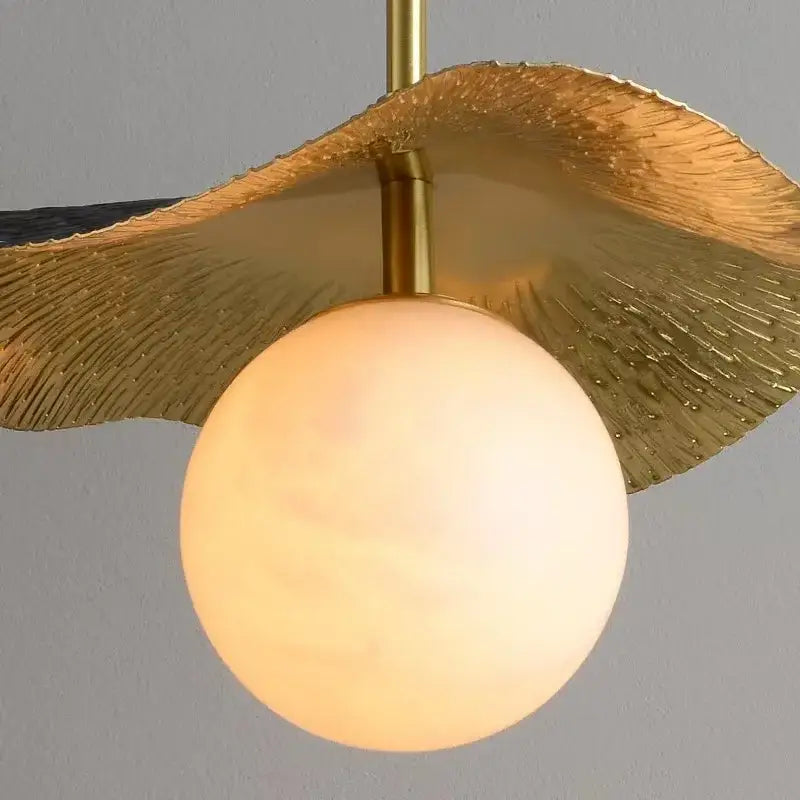 Copper Marble Chandelier
