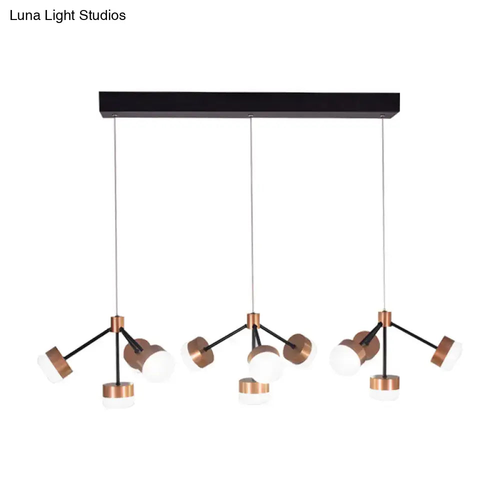 Copper Sputnik Ceiling Light