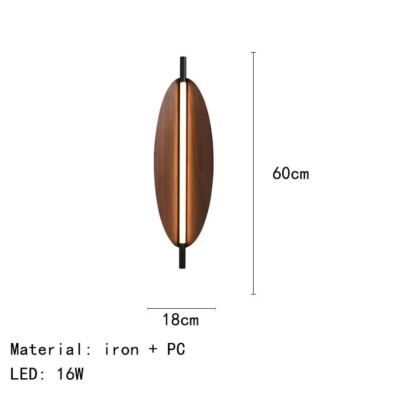Copper Leaf Wall Sconce