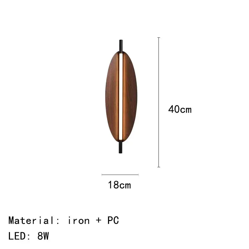 Copper Leaf Wall Sconce