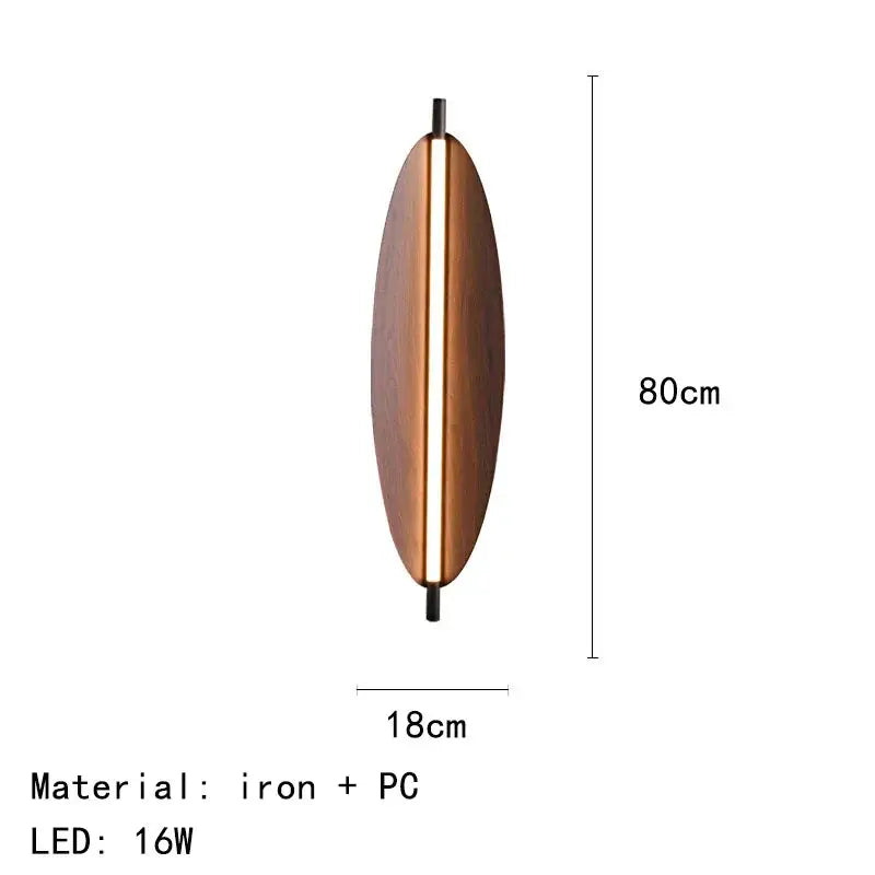 Copper Leaf Wall Sconce