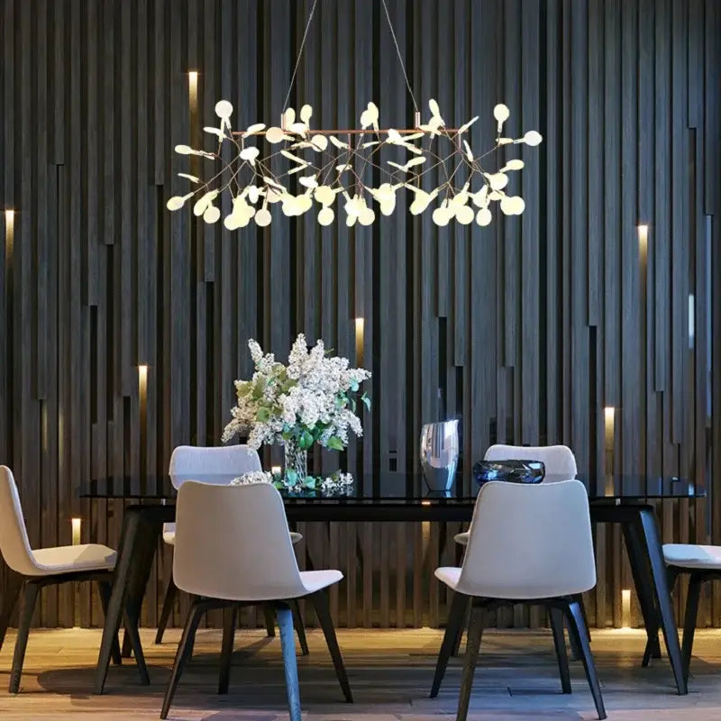 Rose Gold Firefly Chandelier