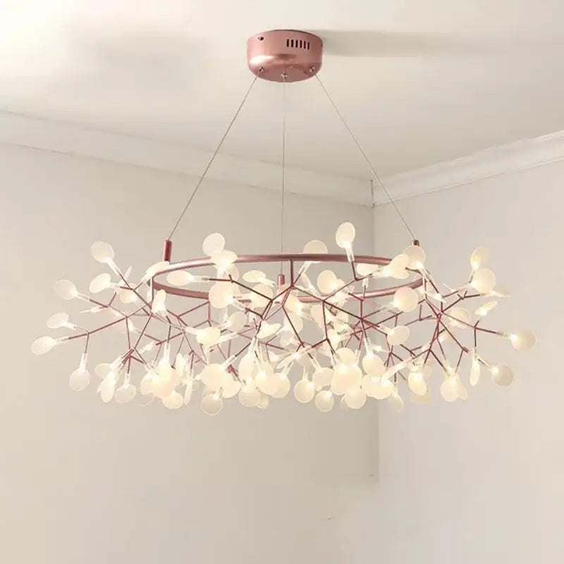 Rose Gold Firefly Chandelier