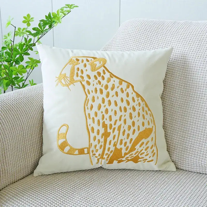 Black Leopard Pillowcase