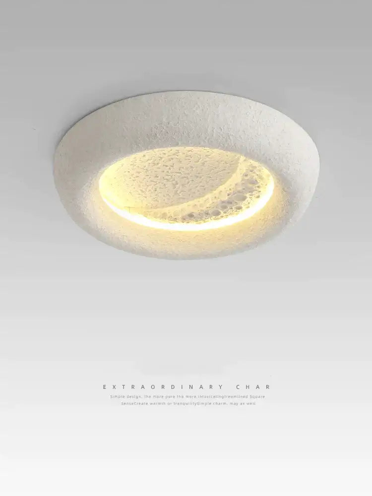 Cream Breeze Moon Lamp