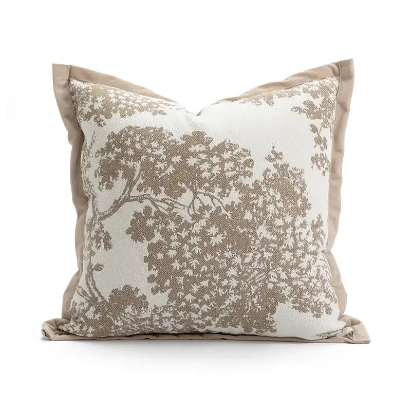 Cream Textured Cushion Cover