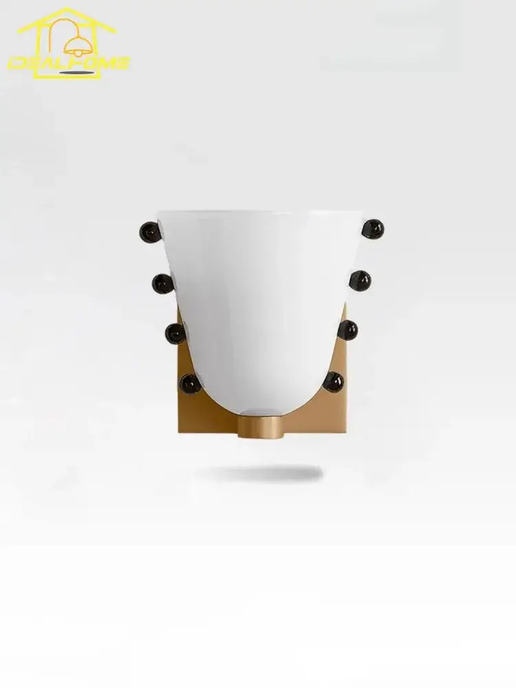 Cream Glass Wall Sconce