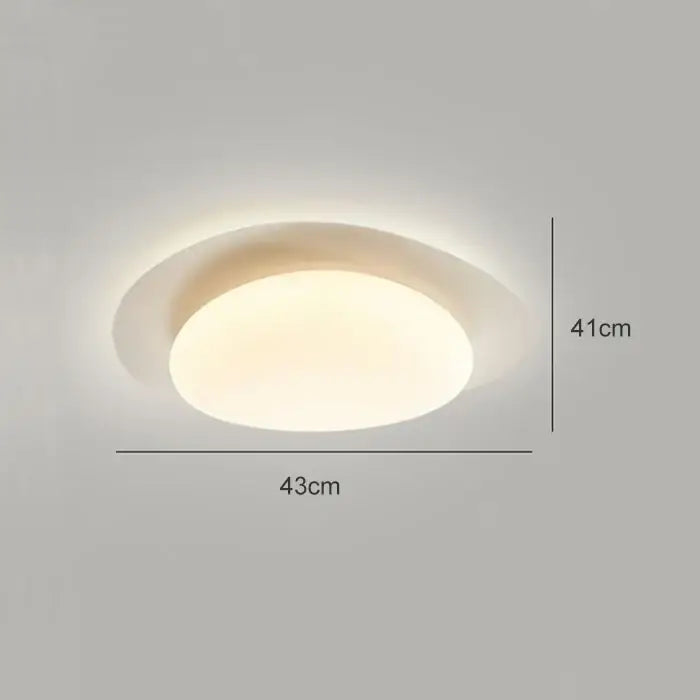 Cream Cobblestone Ceiling Light