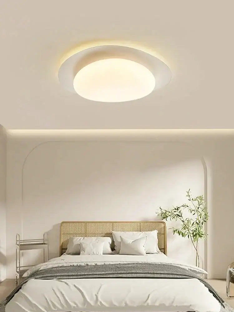 Cream Cobblestone Ceiling Light