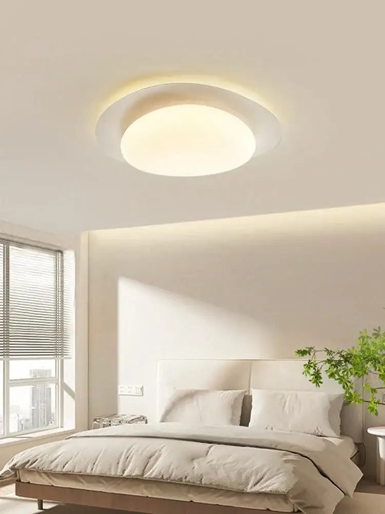 Cream Cobblestone Ceiling Light
