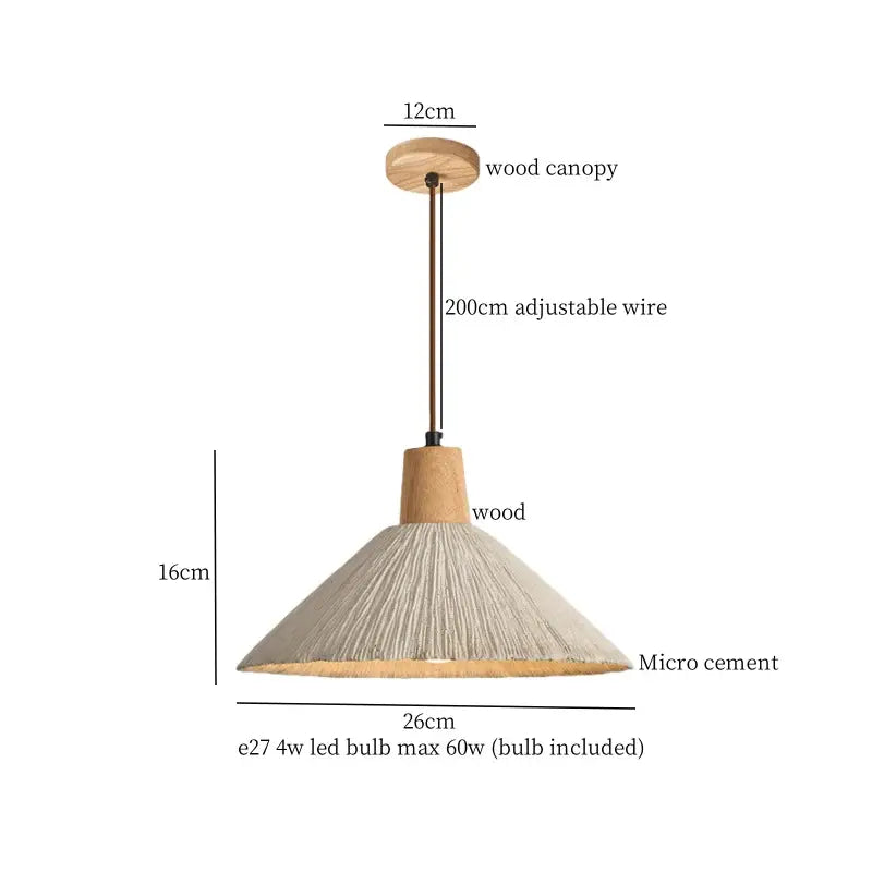 Cream Textured Glass Pendant