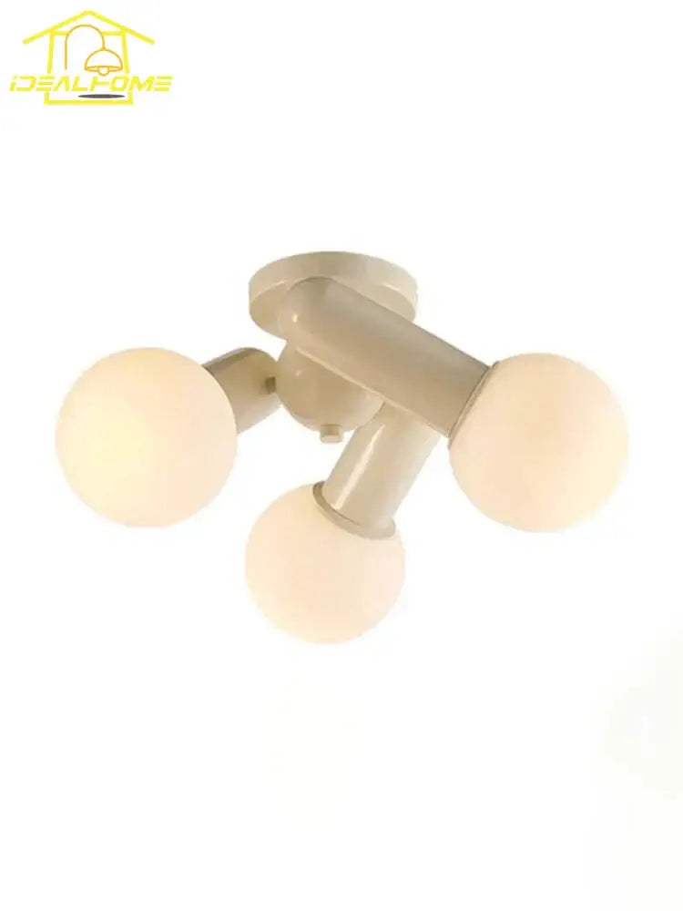 Cream Frosted Glass Ceiling Light
