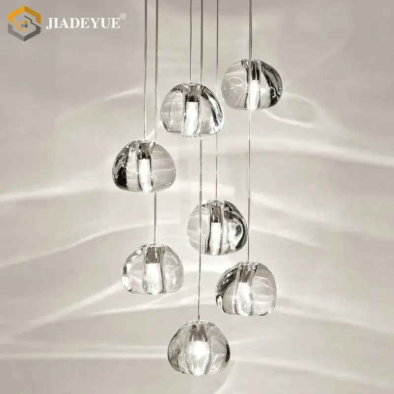 Nordic Crystal Staircase Chandelier