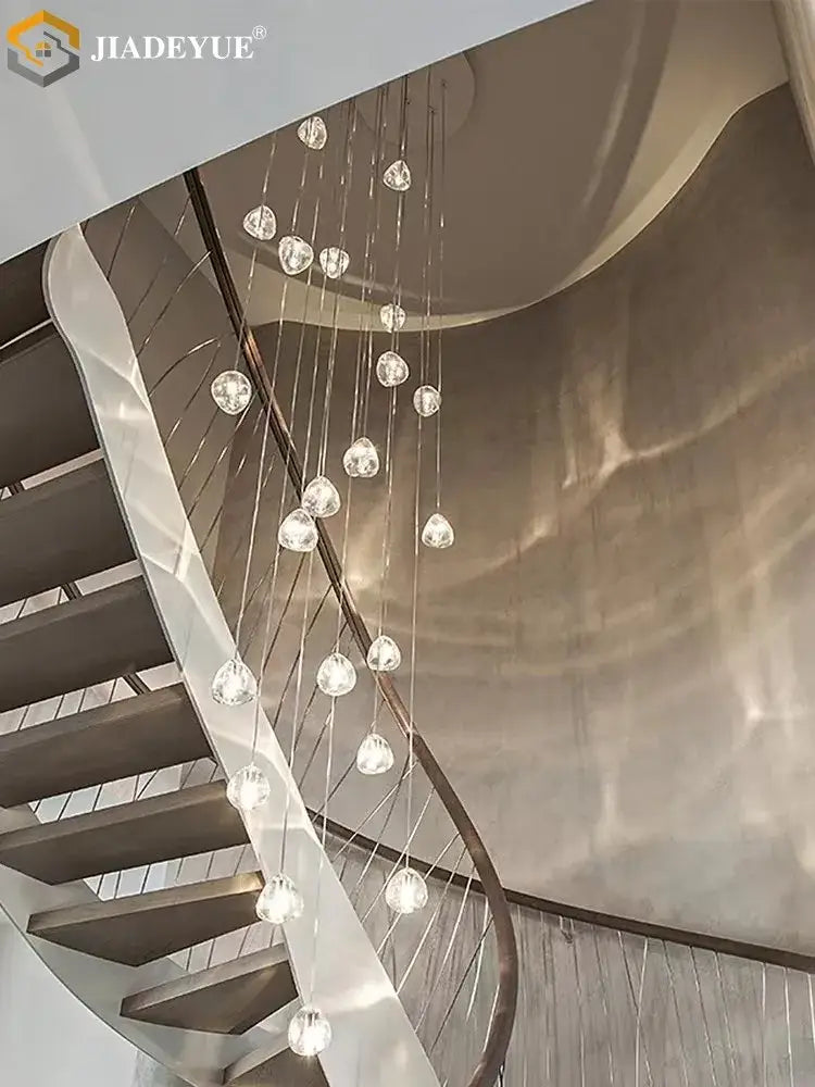 Nordic Crystal Staircase Chandelier