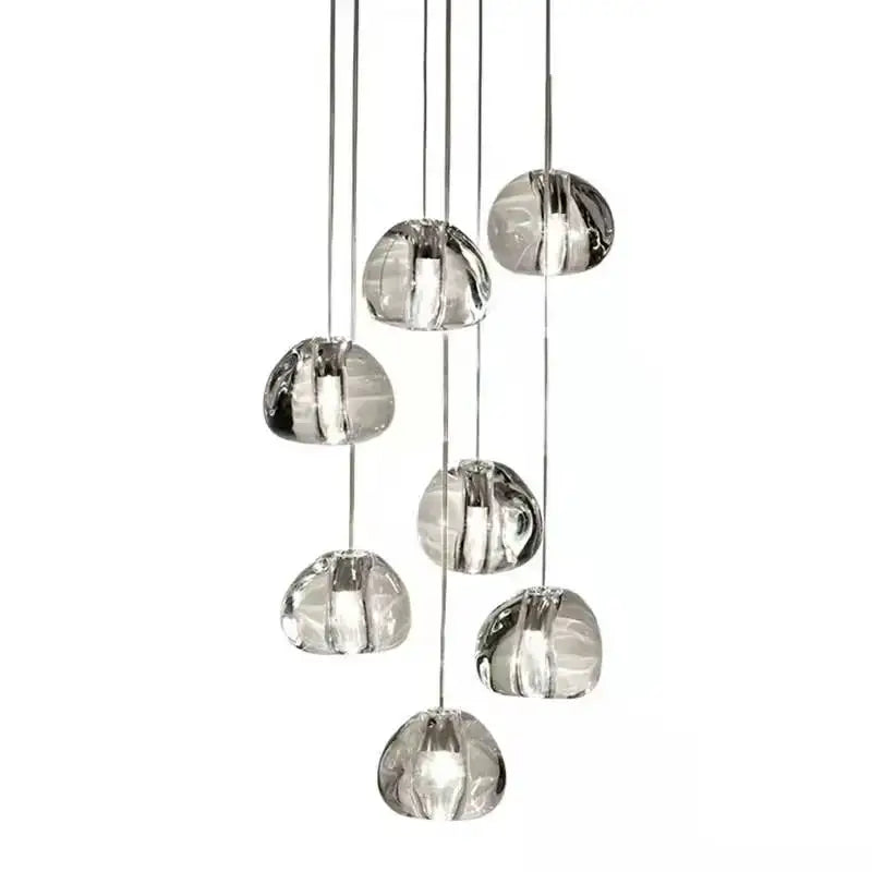 Nordic Crystal Staircase Chandelier